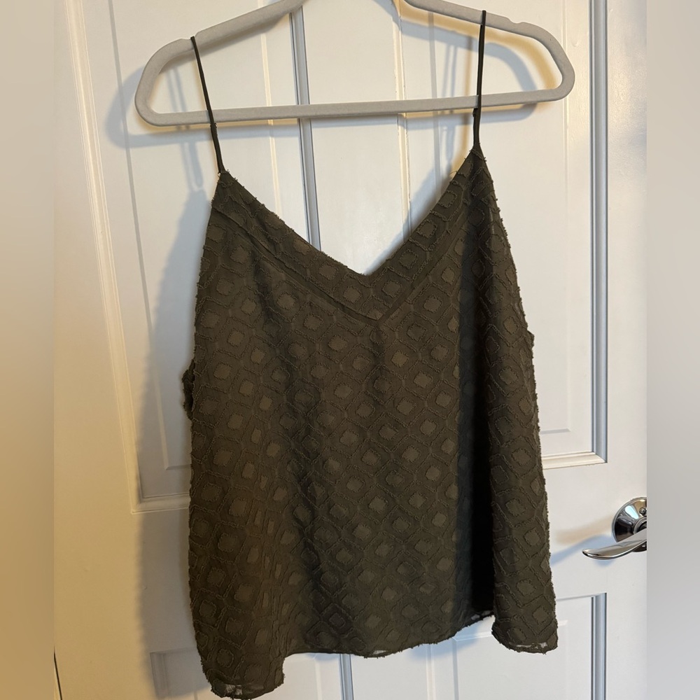 Calvin Klein Olive Textured Camisole